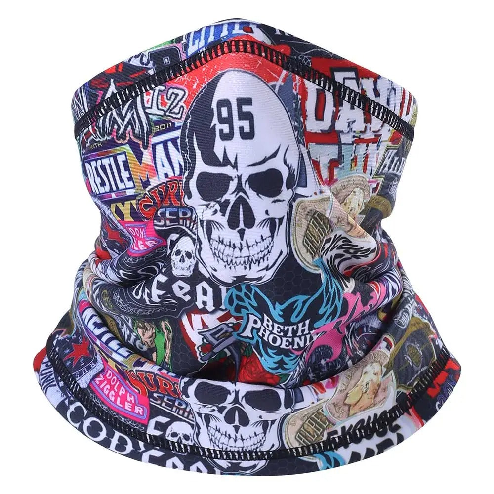 Cache nez Moto - Urbain Motif CrĂąne - Mr. Biker