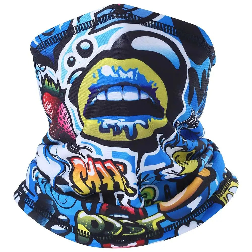 Cache nez Moto - Bouche Pop Art - Mr. Biker