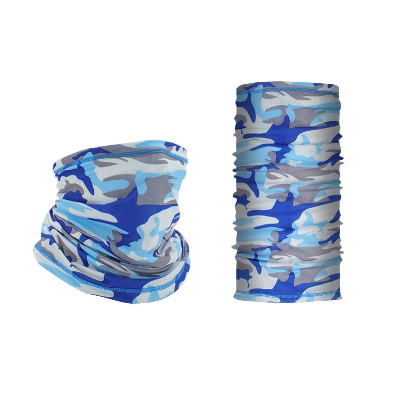 Tour de cou - Camouflage Bleu Gris - Mr. Biker