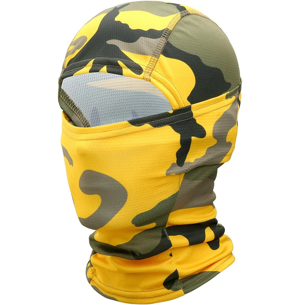 Cagoule Biker - Camouflage Jaune - Mr. Biker