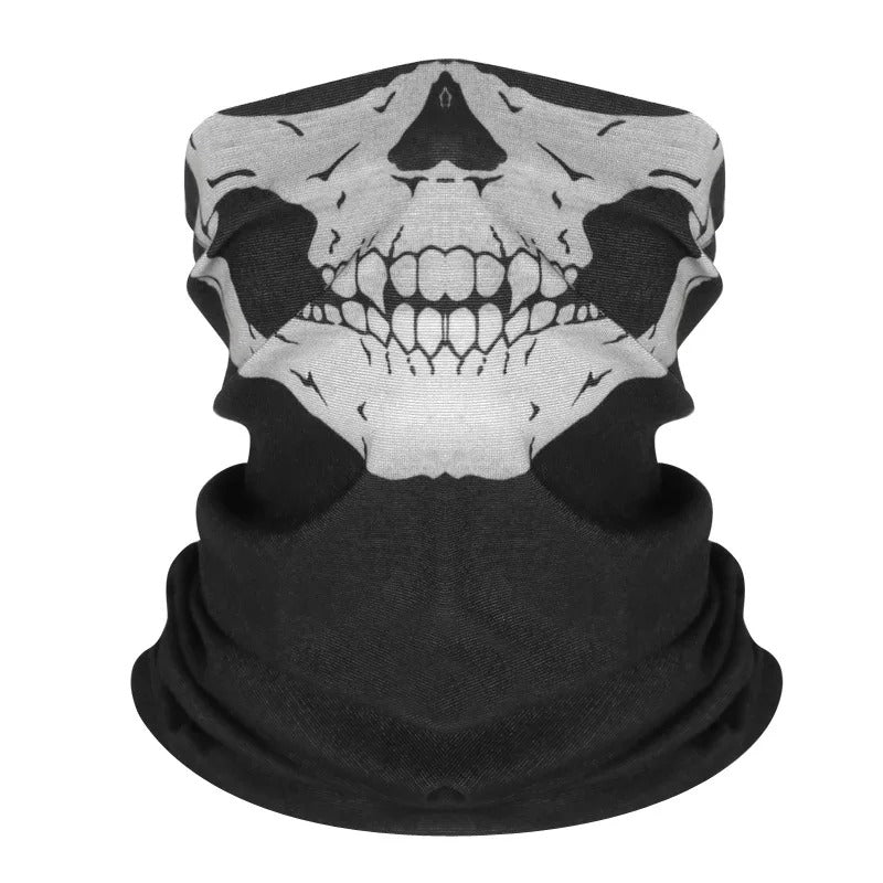 Cache nez Moto - Crâne Blanc - Mr. Biker