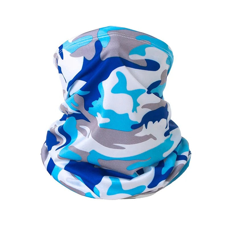 Tour de cou - Camouflage Bleu Gris - Mr. Biker