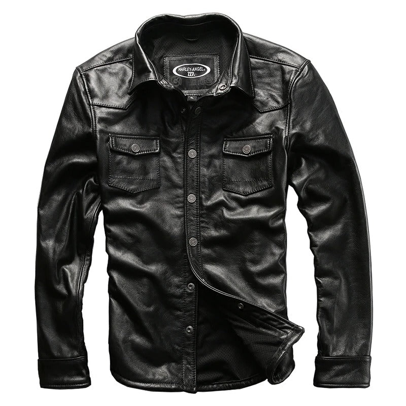 Veste Biker - Style Harley Cuir - Mr. Biker