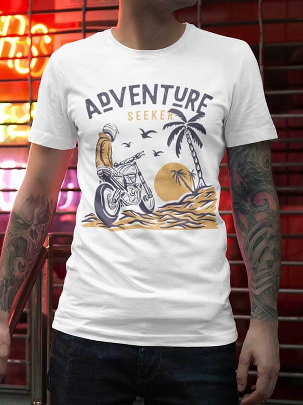 T-thirt Biker - Moto Vintage - Mr. Biker
