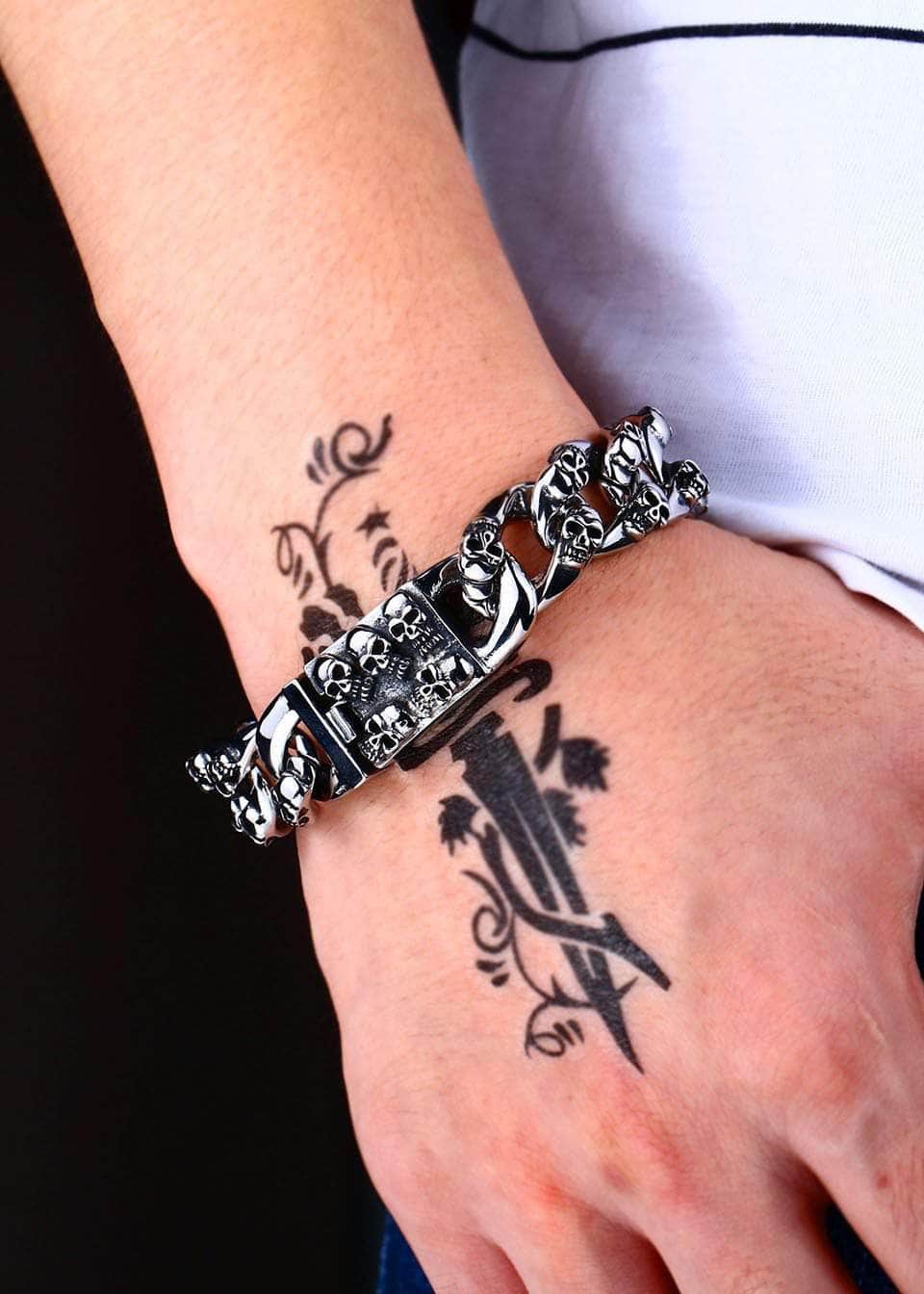 Bracelet Biker - Acier Motard - Mr. Biker