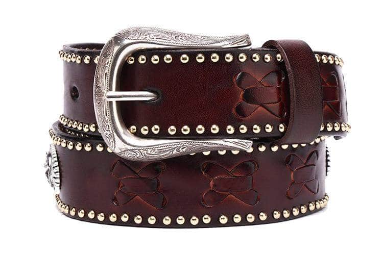 Ceinture Biker - Cuir riveté - Mr. Biker