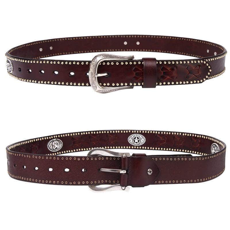 Ceinture Biker - Cuir riveté - Mr. Biker