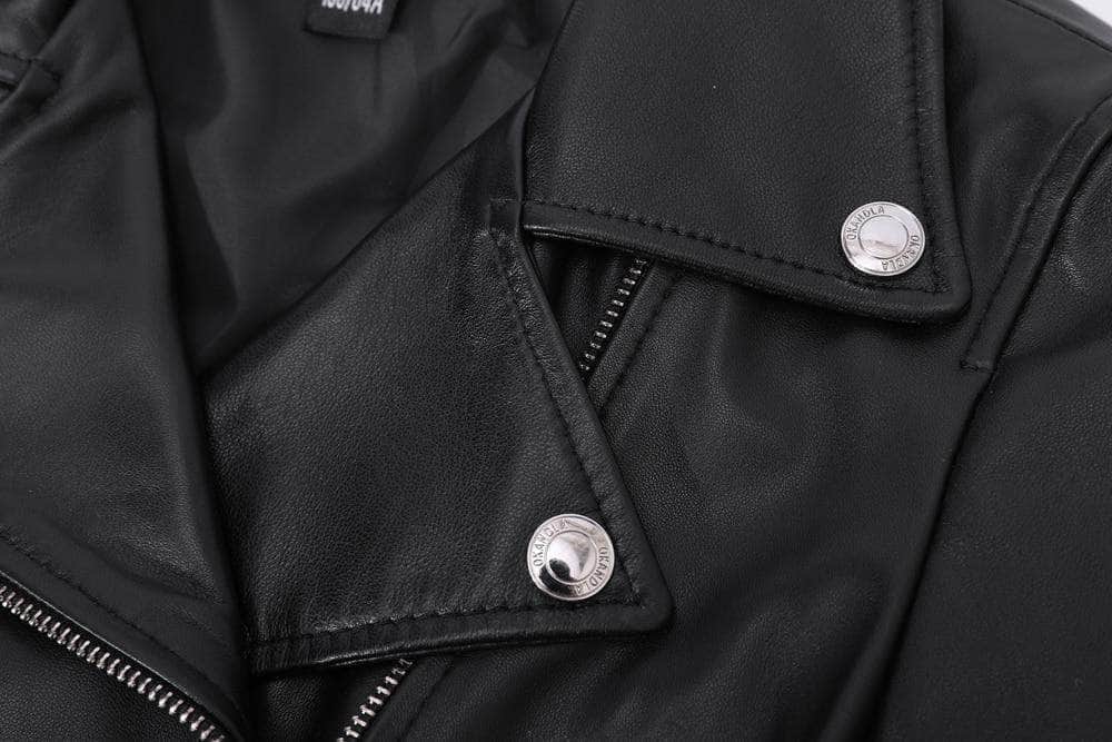 Veste Motarde - Cuir véritable pour femme - Mr. Biker