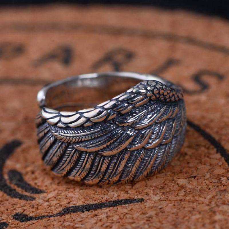 Bague Biker - Aile d'Ange (Argent) - Mr. Biker