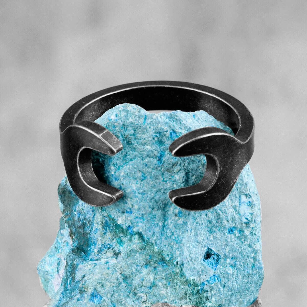 Bague Clé Plate