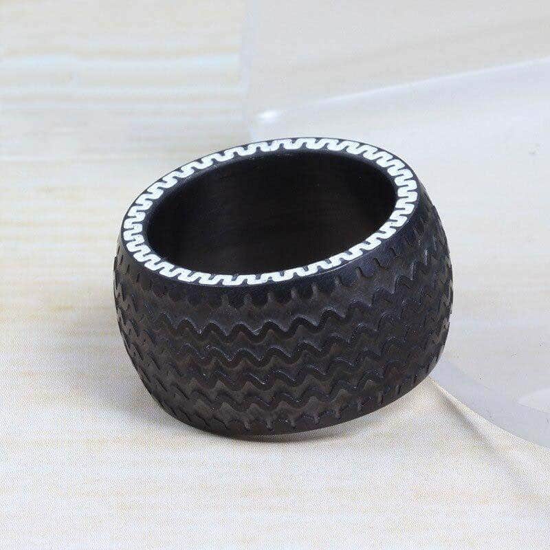 Bague en forme de Pneu Moto
