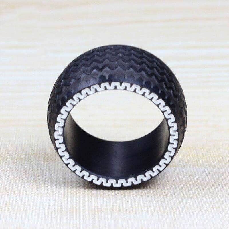 Bague en forme de Pneu Moto