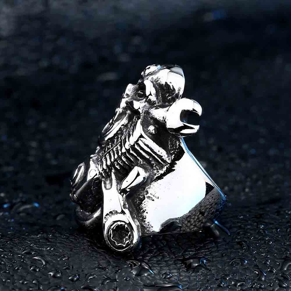Bague Homme Style Biker