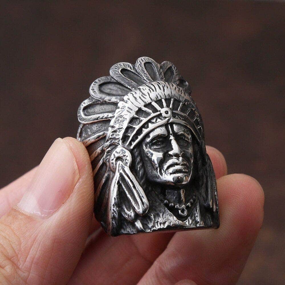 Bague Tête d'Indien