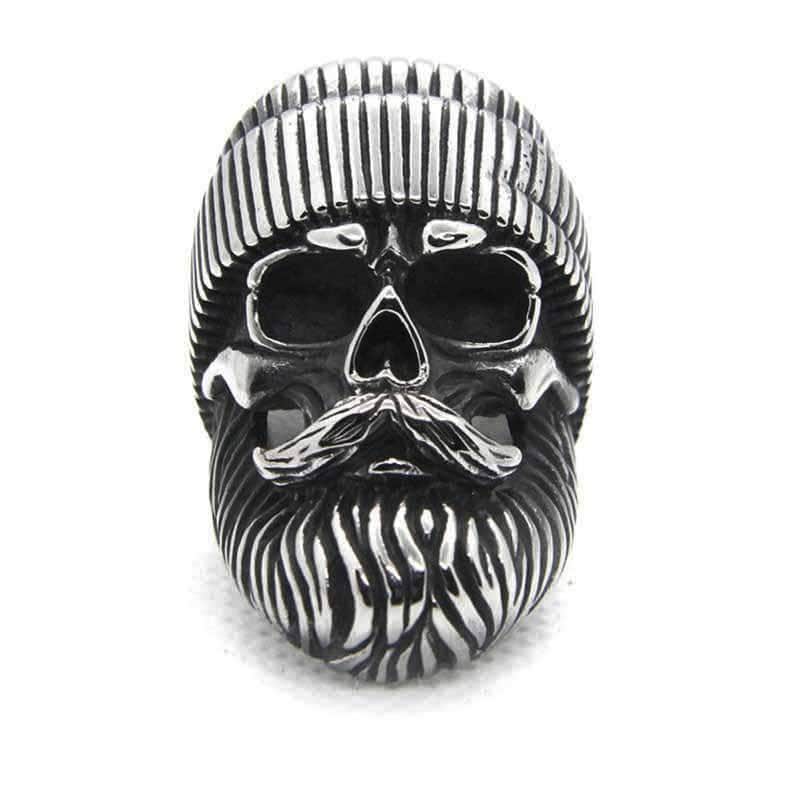Bague Tête de Mort Barbu 10