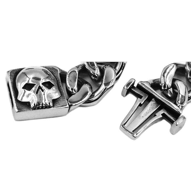 Bracelet Biker Tête de mort | Mr.Biker