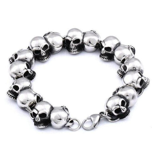 Bracelet Crâne 18.5cm