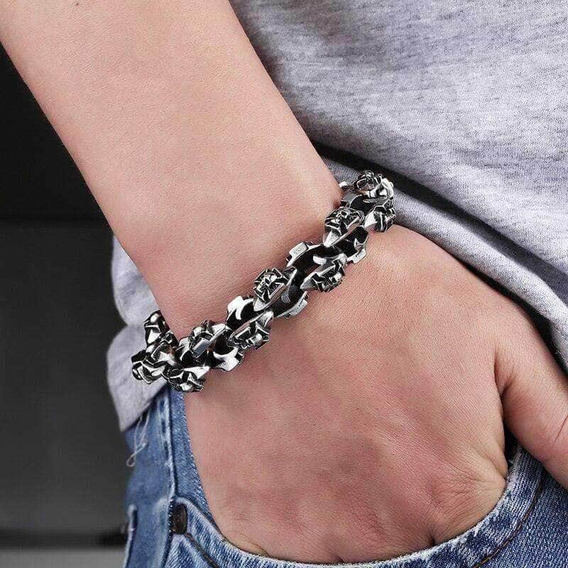 Bracelet Homme Style Biker