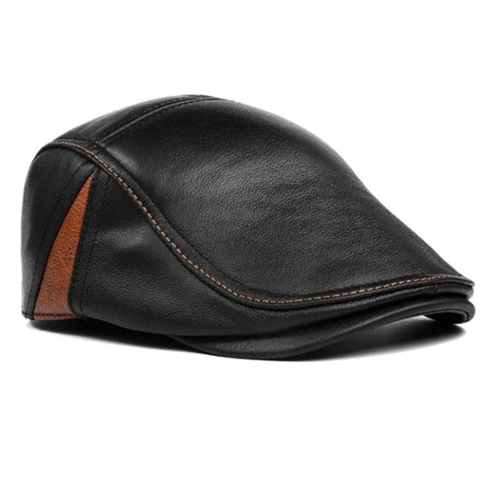 Casquette Biker Cuir