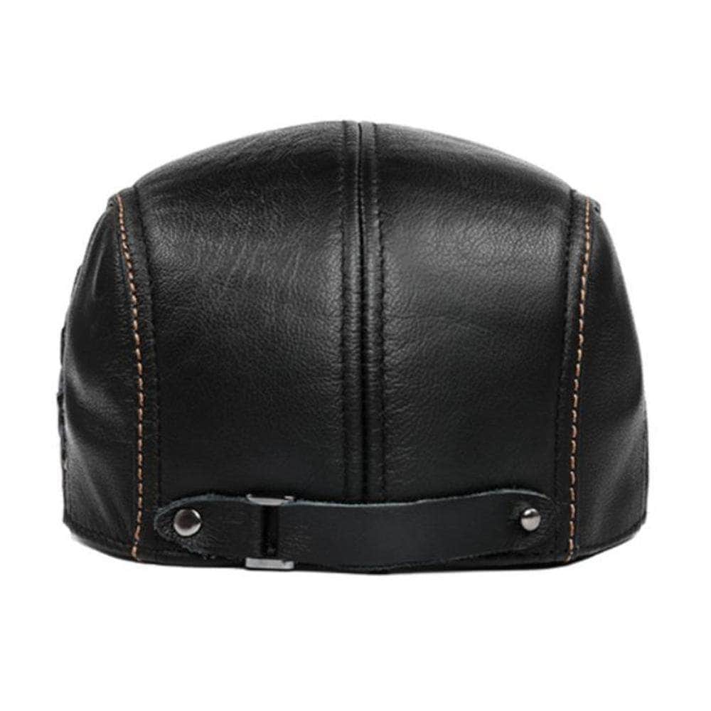 Casquette Biker Cuir