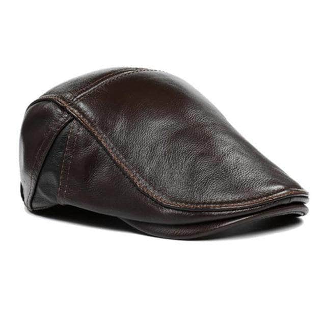 Casquette Biker Cuir