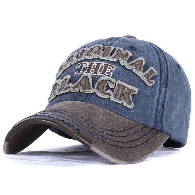 Casquette de Rider Marron et Bleu