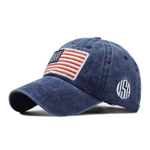 Casquette Trucker USA Bleu