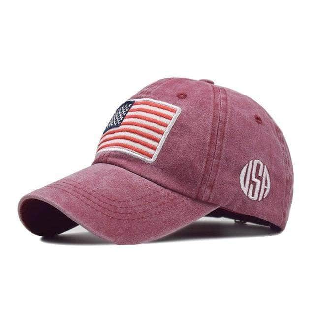 Casquette Trucker USA Rouge