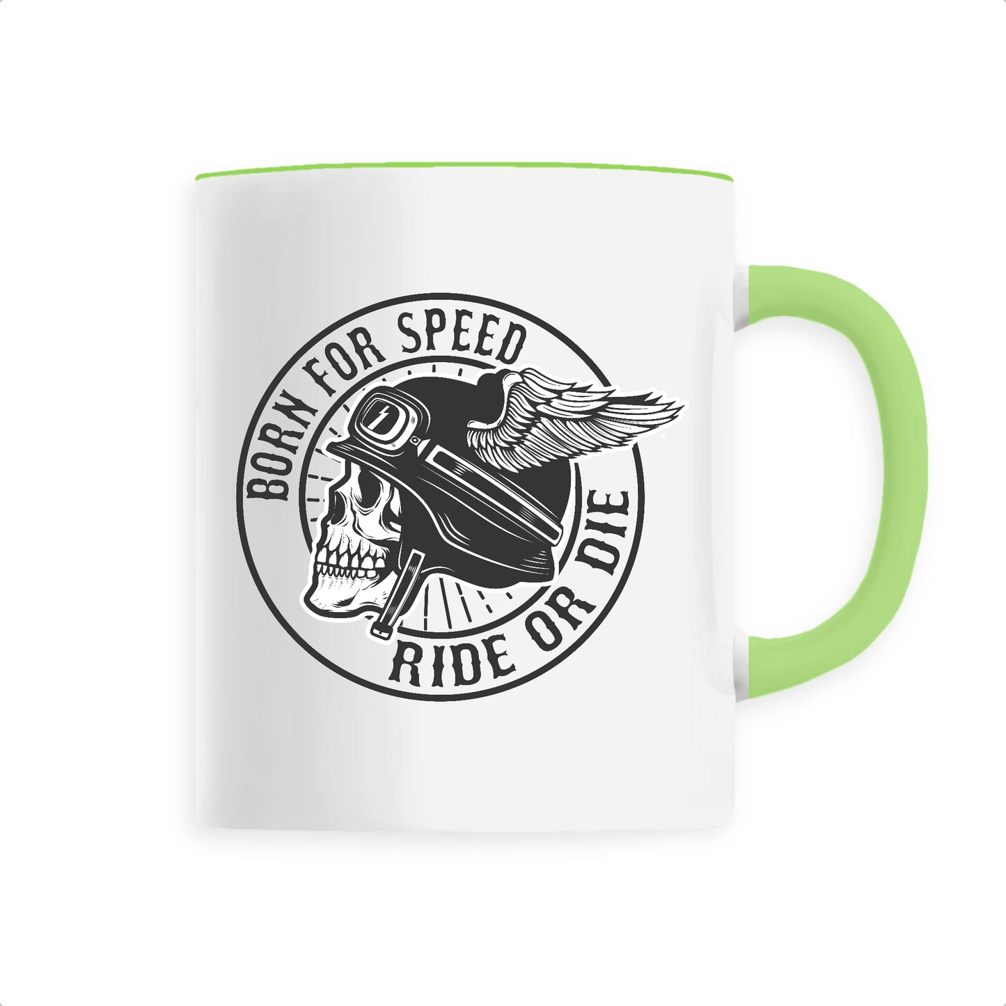 Mug Born To Ride Unique / Vert