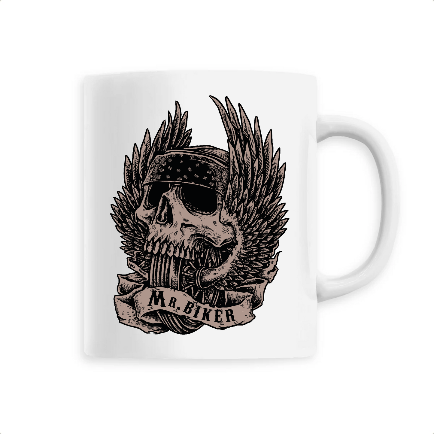 Mug Crâne Unique / Blanc