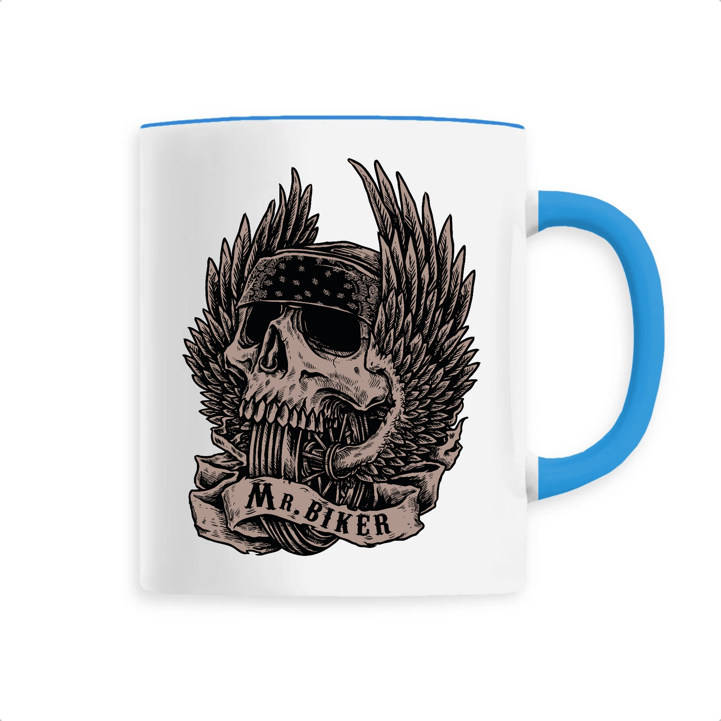 Mug Crâne Unique / Bleu
