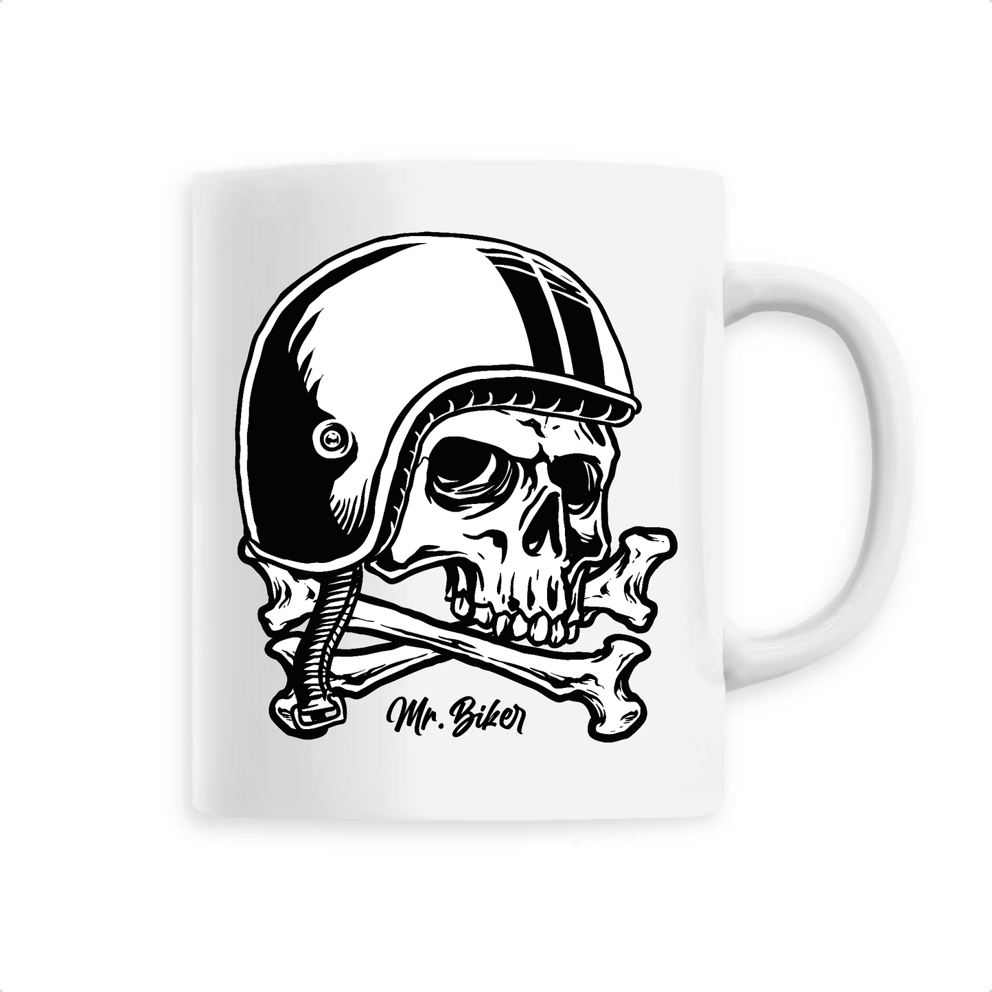 Mug Tête de mort Unique / Blanc