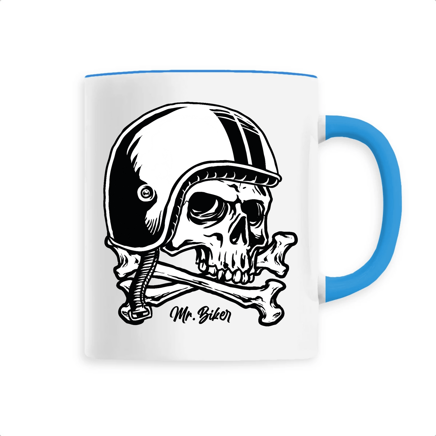 Mug Tête de mort Unique / Bleu