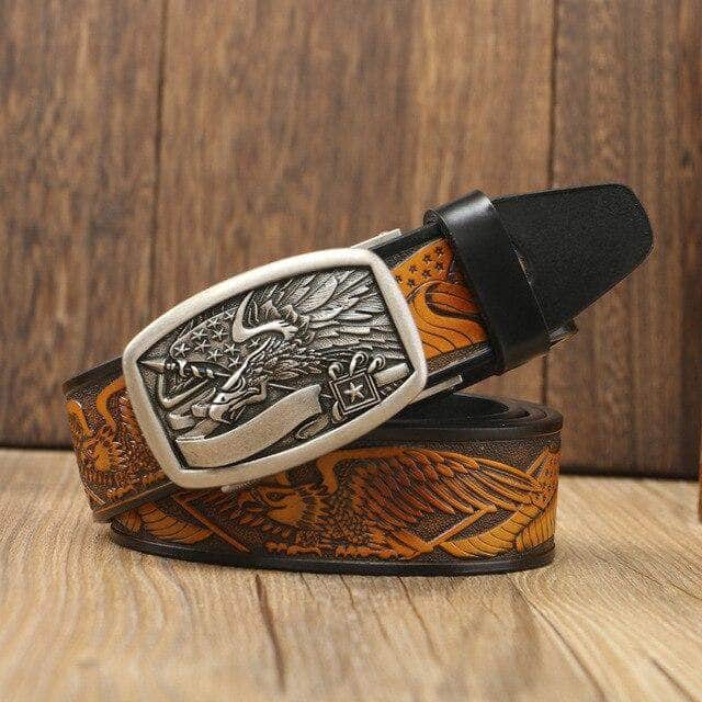 Silver buckle Black / 130cm