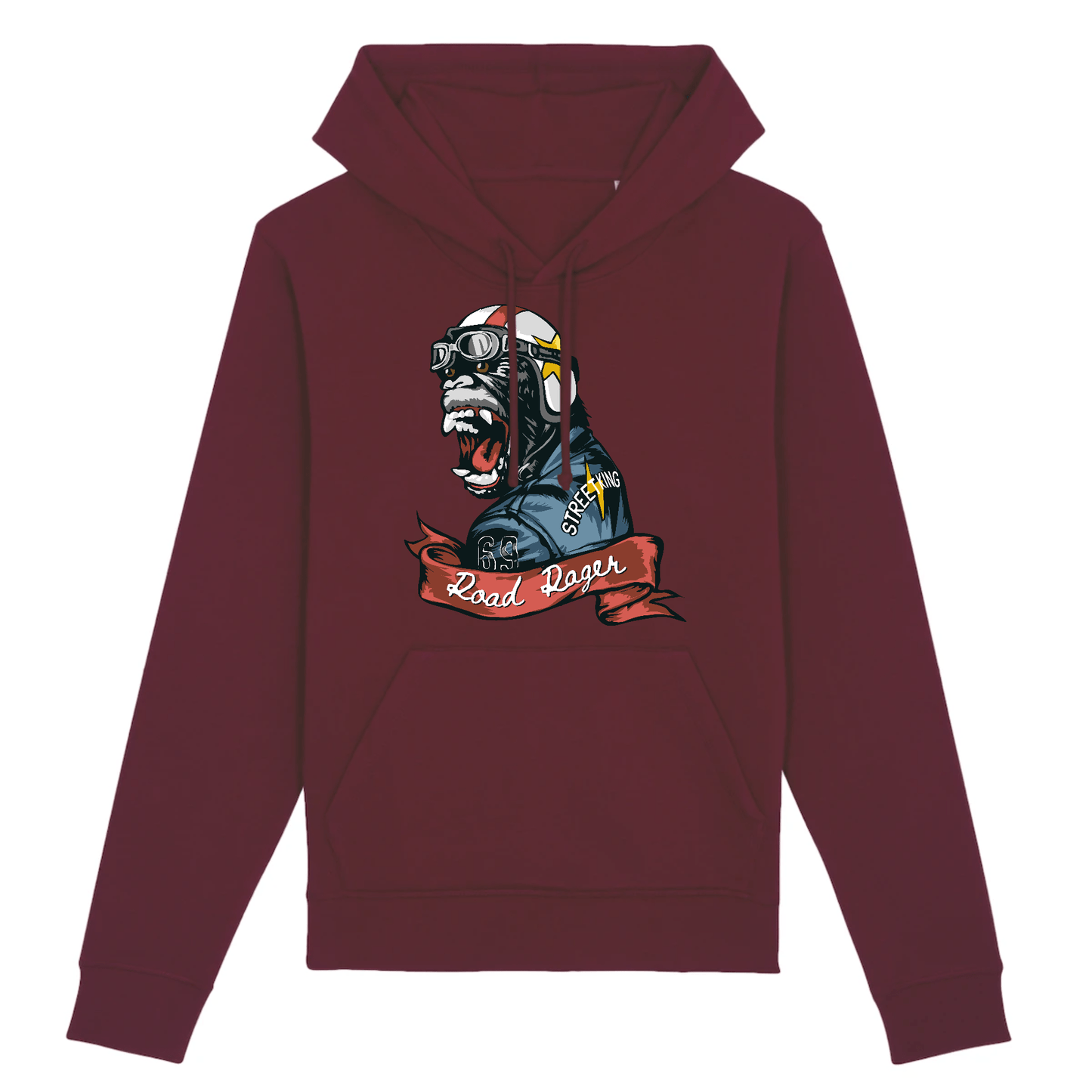 Sweat Femme Racer Moto XS / Bordeaux
