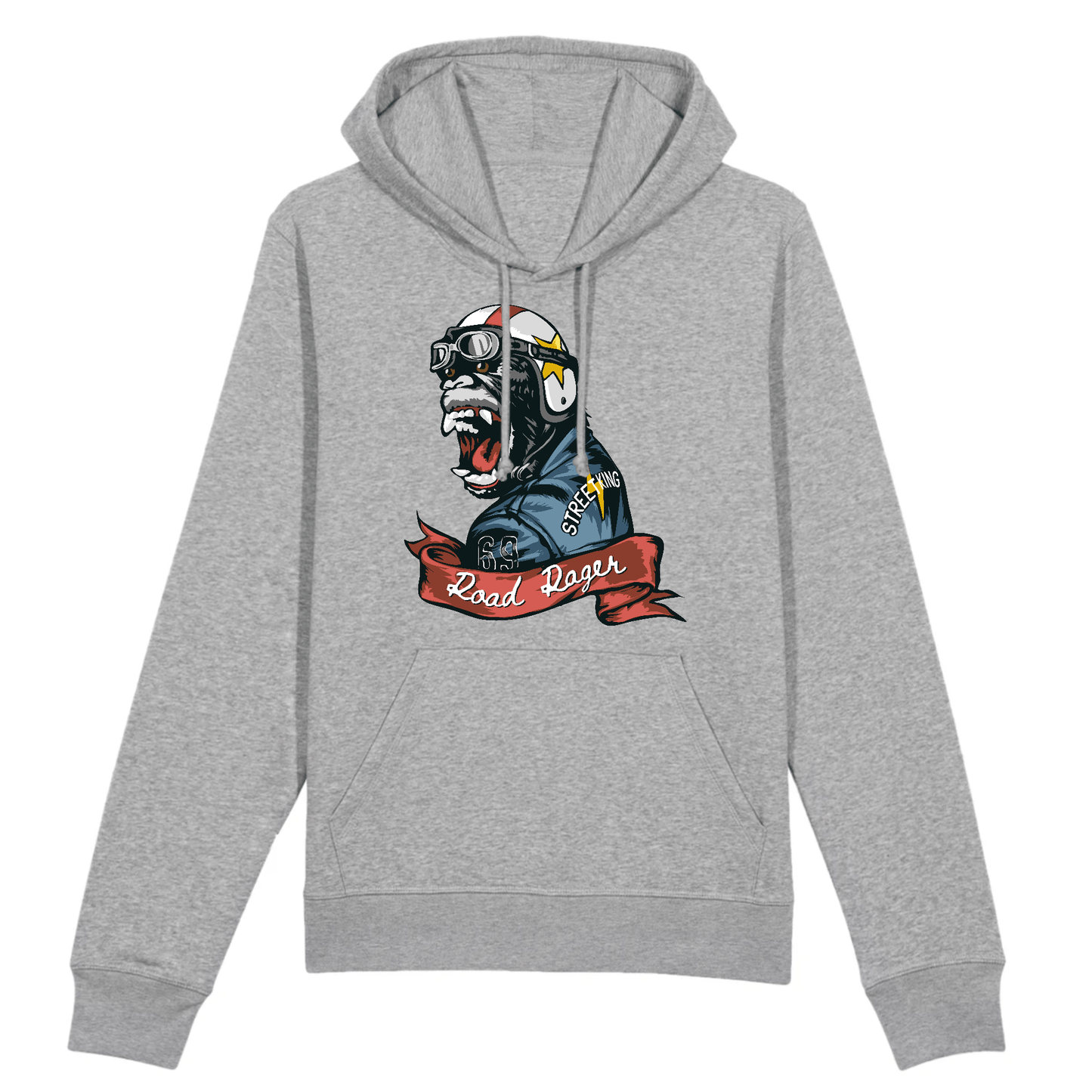 Sweat Femme Racer Moto XS / Gris