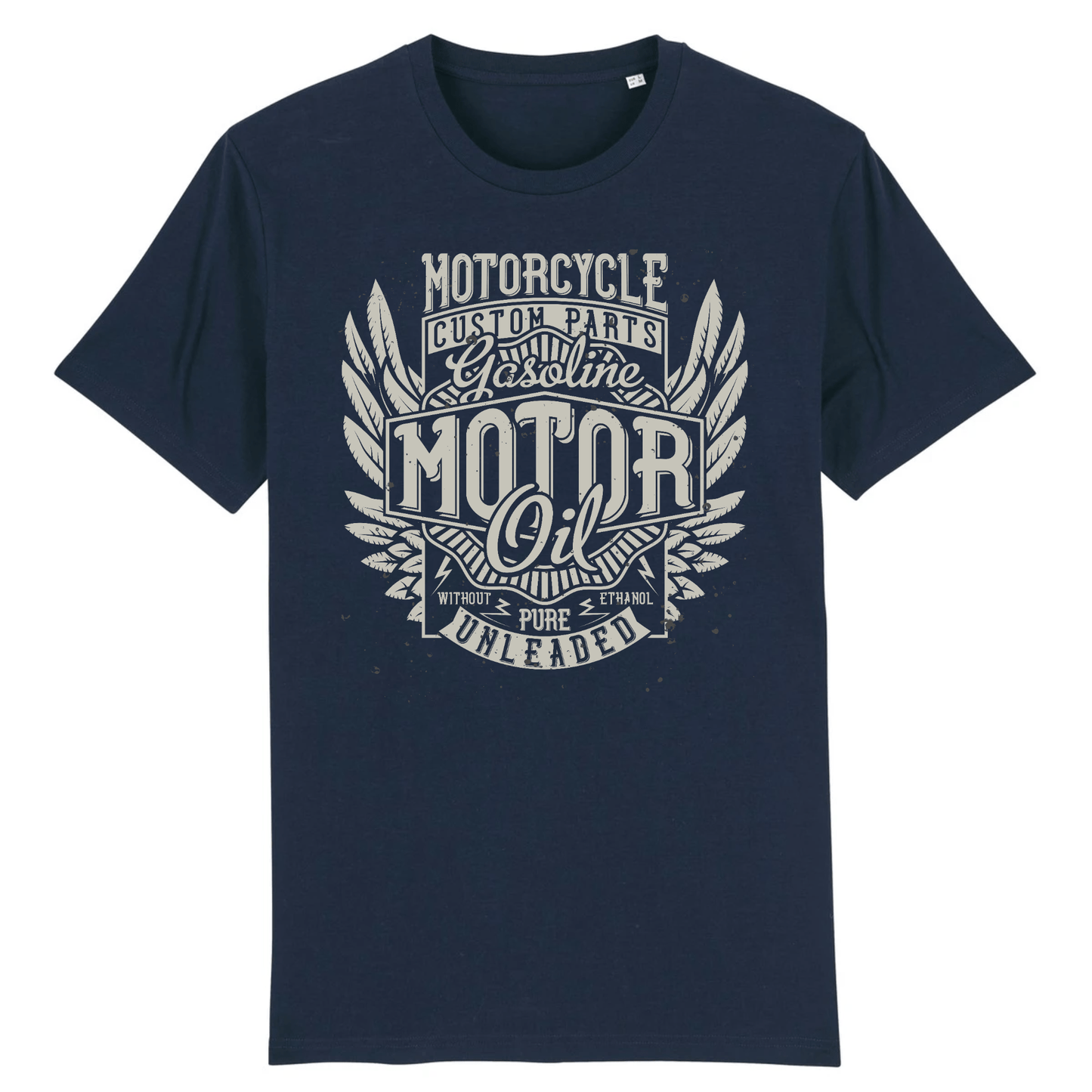 T-shirt Biker Noir | Mr.Biker XS / Marine