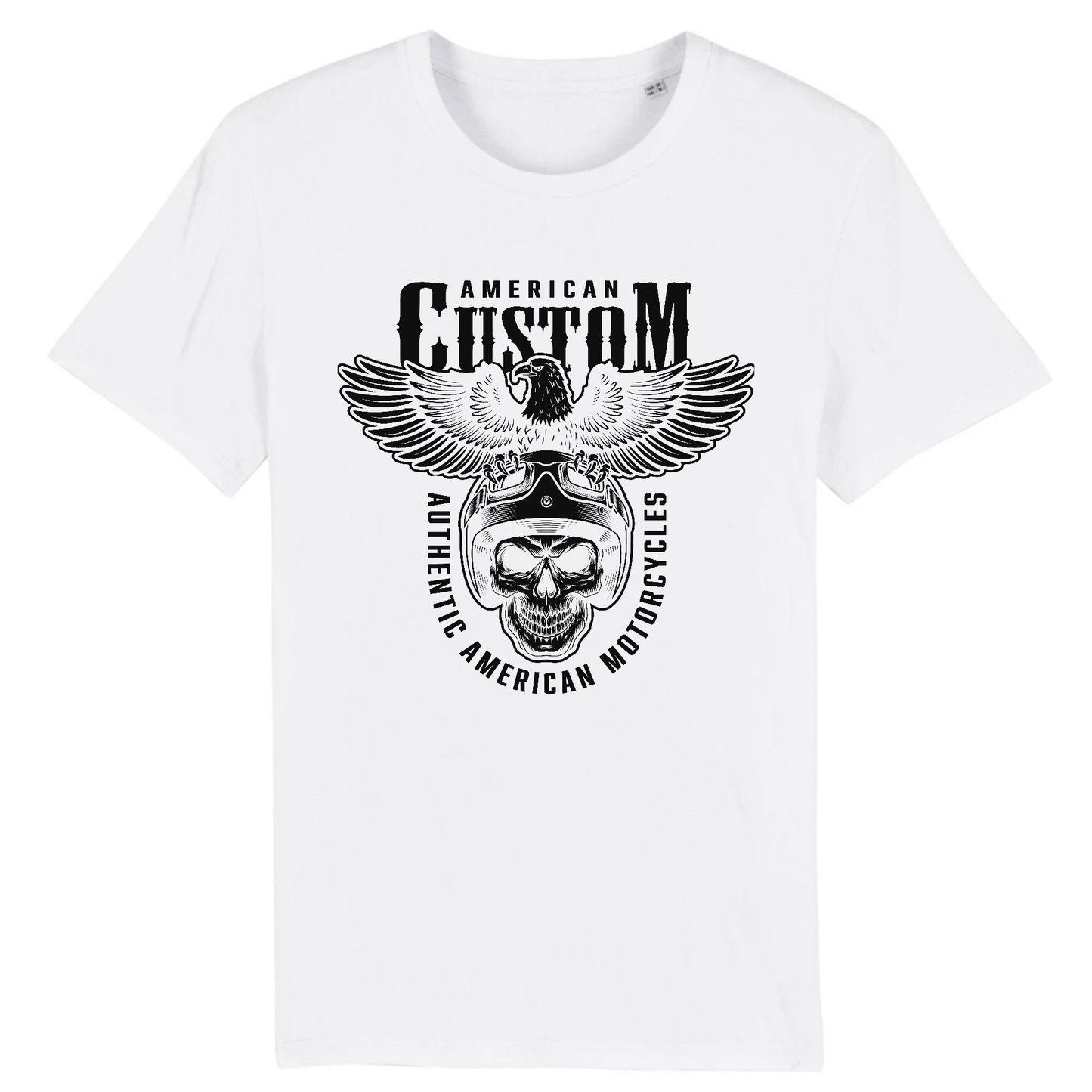T-shirt Biker Skull | Mr.Biker XS / Blanc