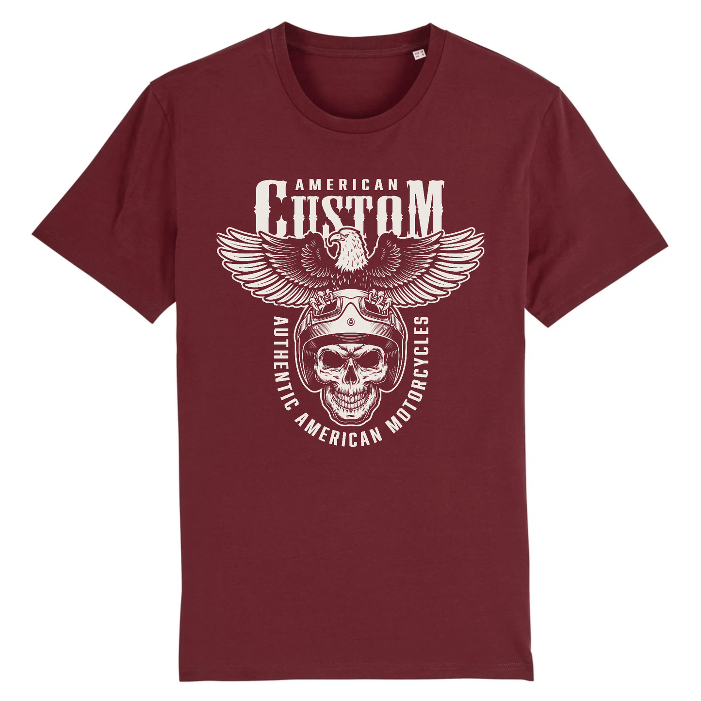T-shirt Biker Skull | Mr.Biker XS / Bordeaux