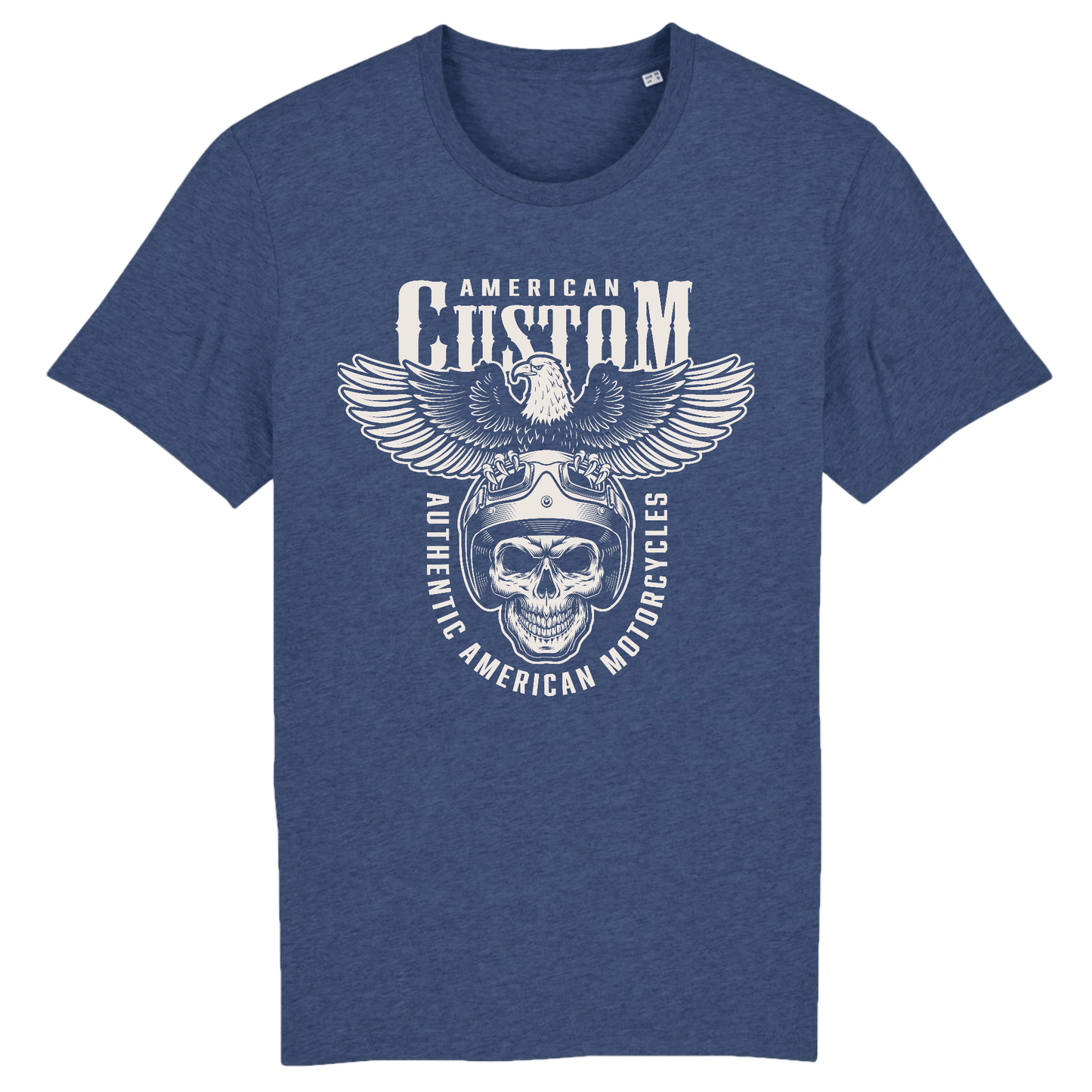 T-shirt Biker Skull | Mr.Biker XS / Indigo