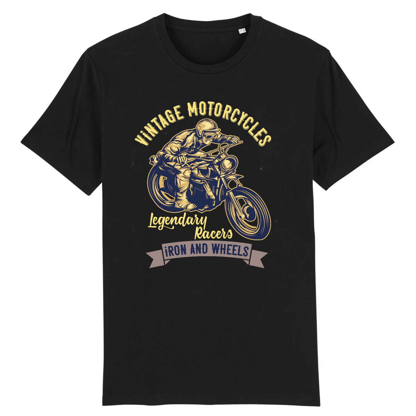T-shirt Biker Vinatge | Mr.Biker XS / Noir