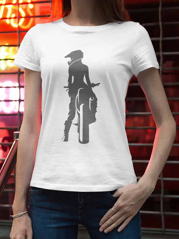 T-shirt Femme Motarde
