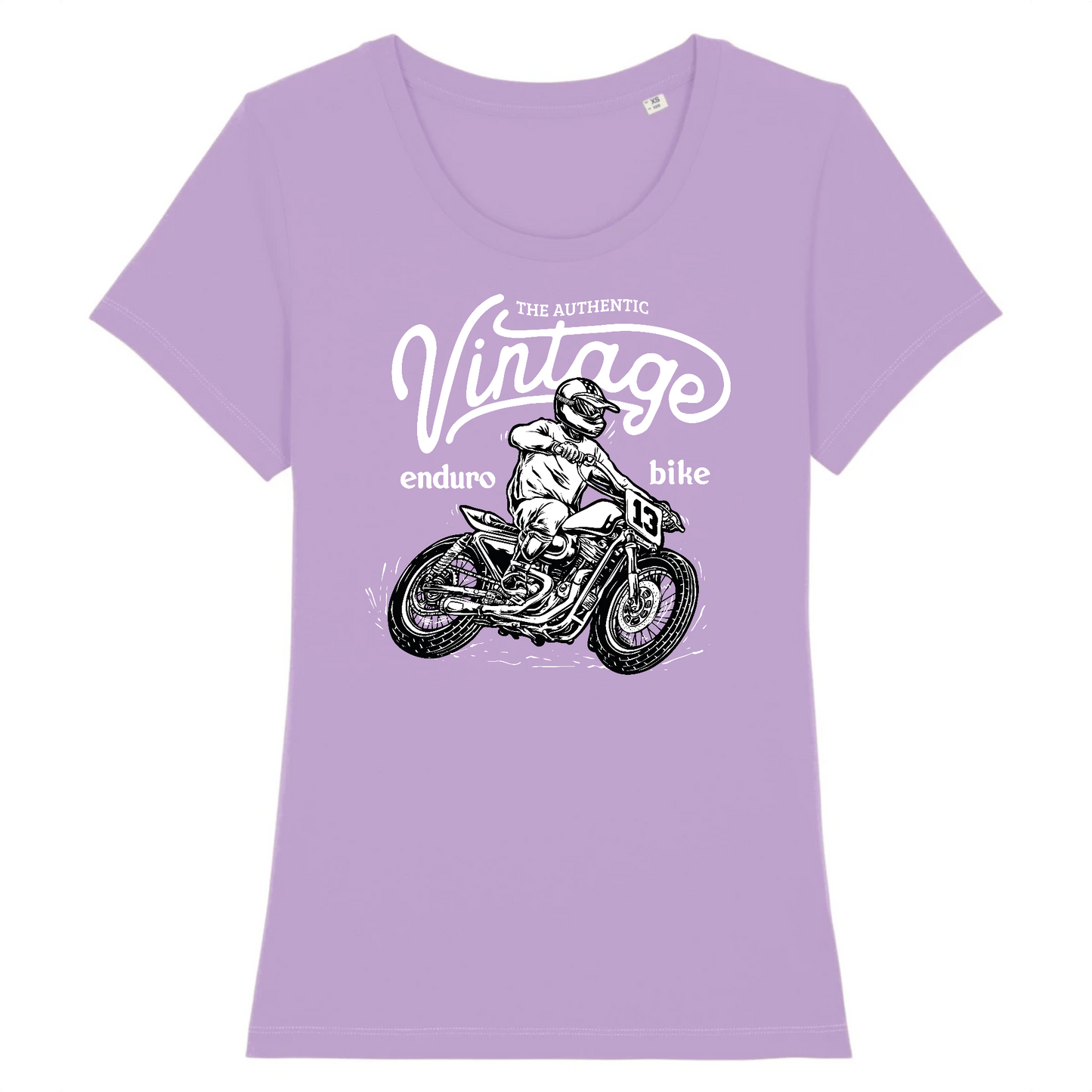 T-shirt Femme Moto Vintage XS / Lavande
