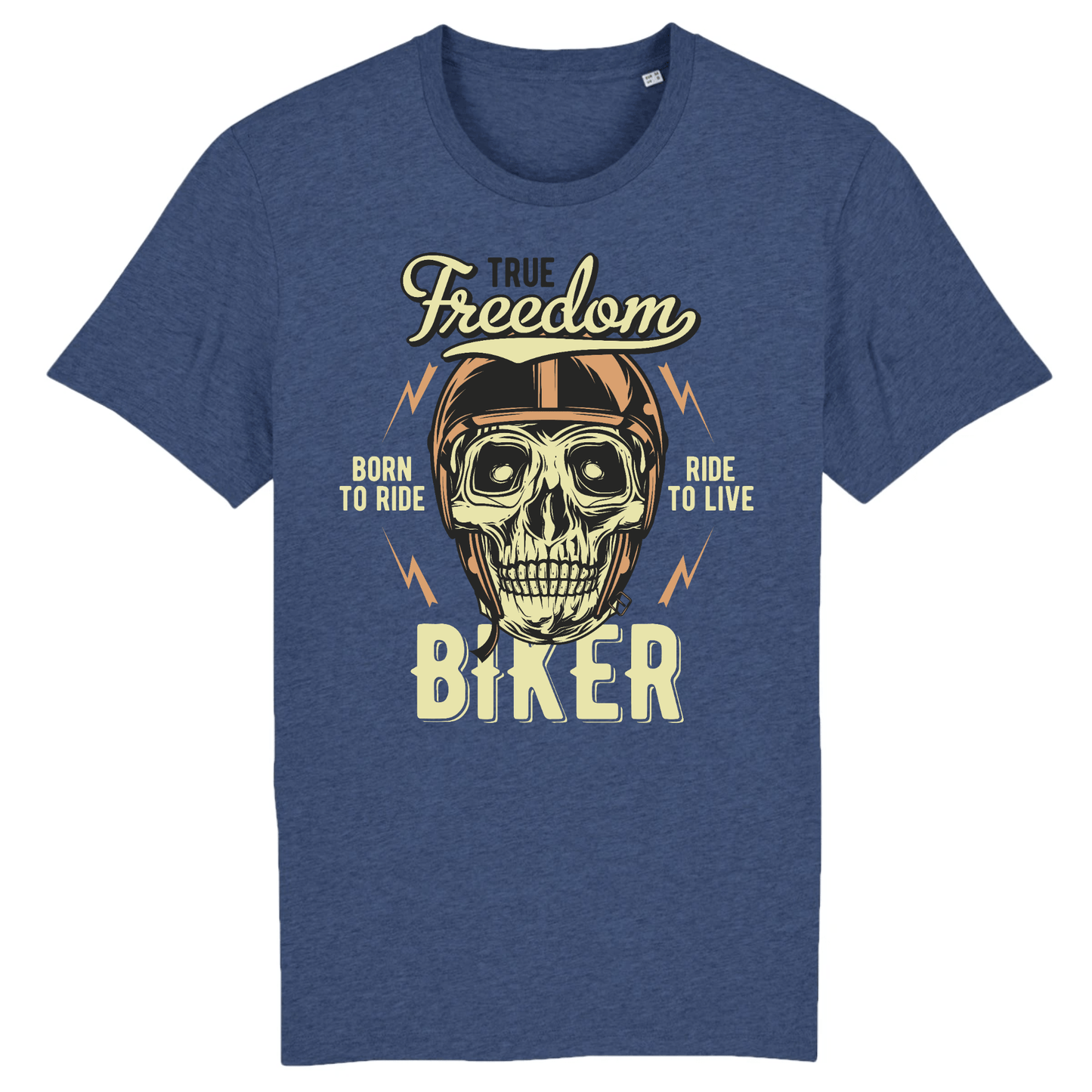 T-shirt Homme Motard XS / Indigo