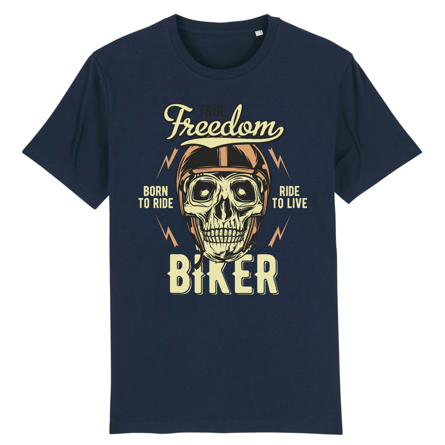 T-shirt Homme Motard XS / Marine