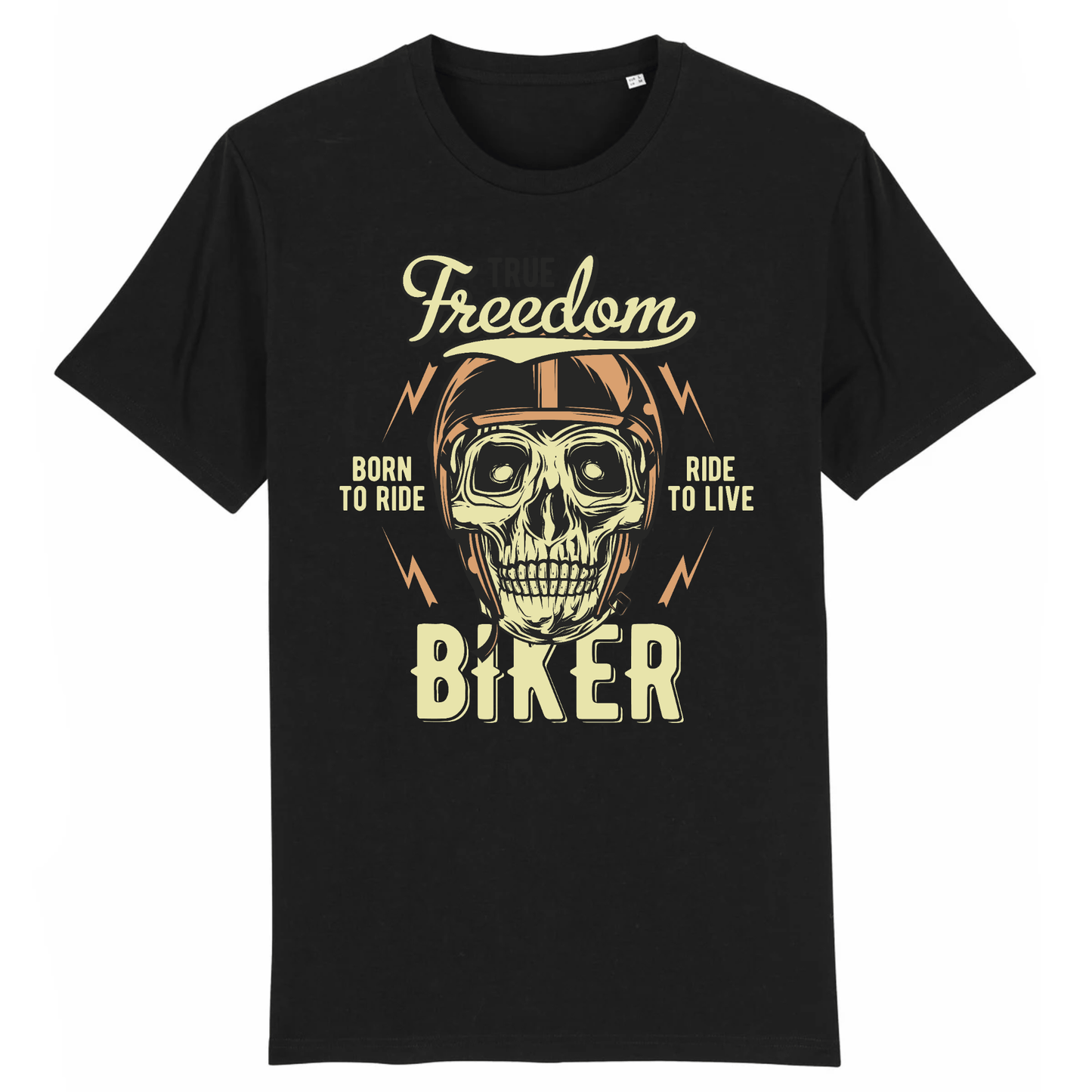 T-shirt Homme Motard XS / Noir