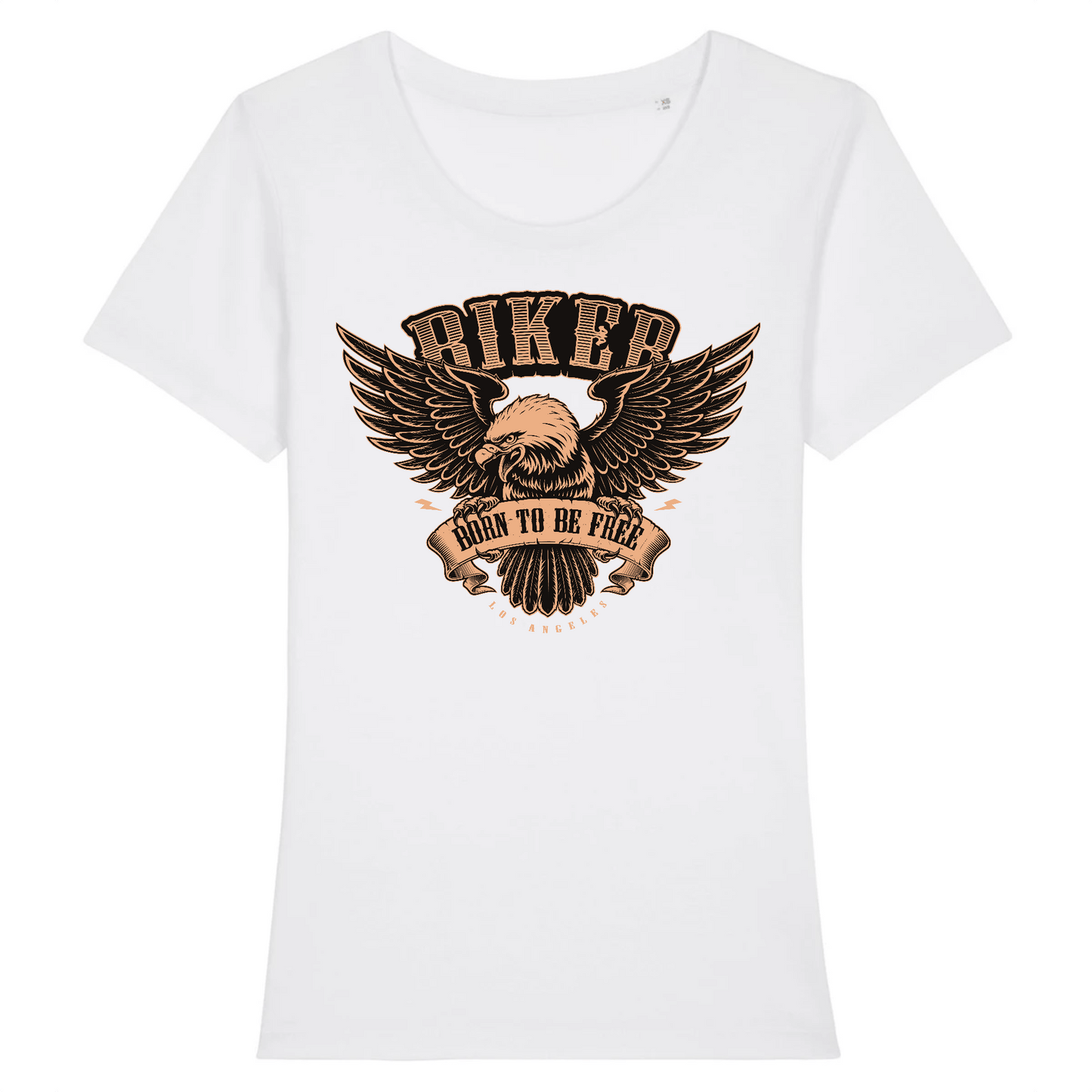 T-shirt Imprimé Biker Femme | Mr.Biler XS / Blanc