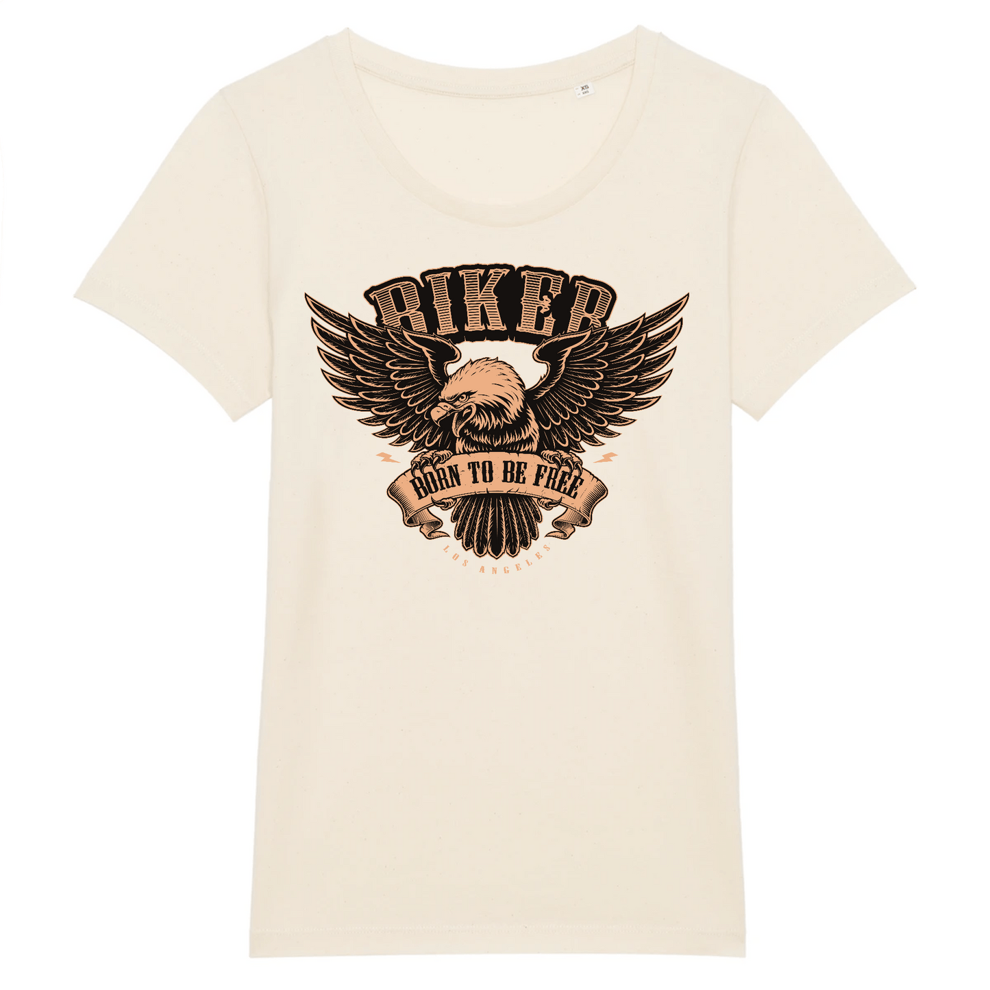 T-shirt Imprimé Biker Femme | Mr.Biler XS / Naturel