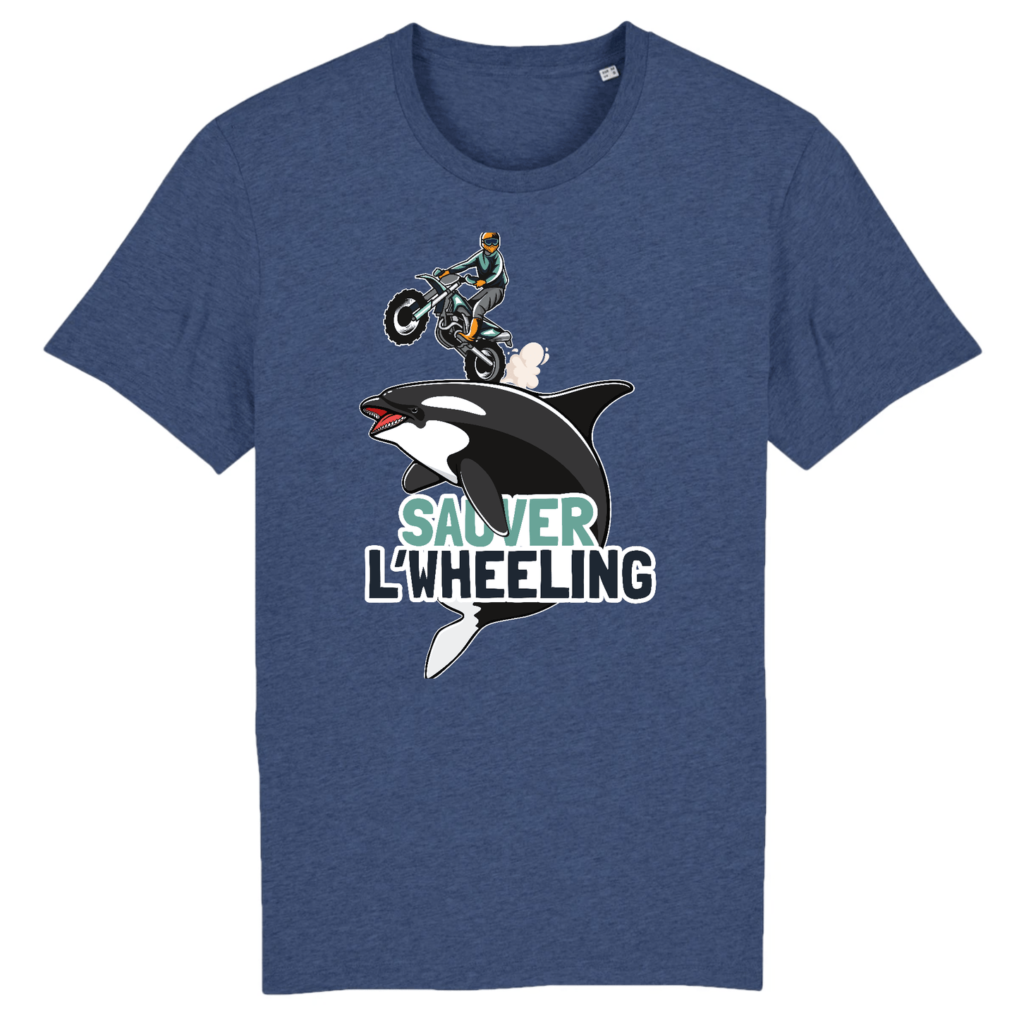 T-shirt Sauver l'Wheeling XS / Indigo