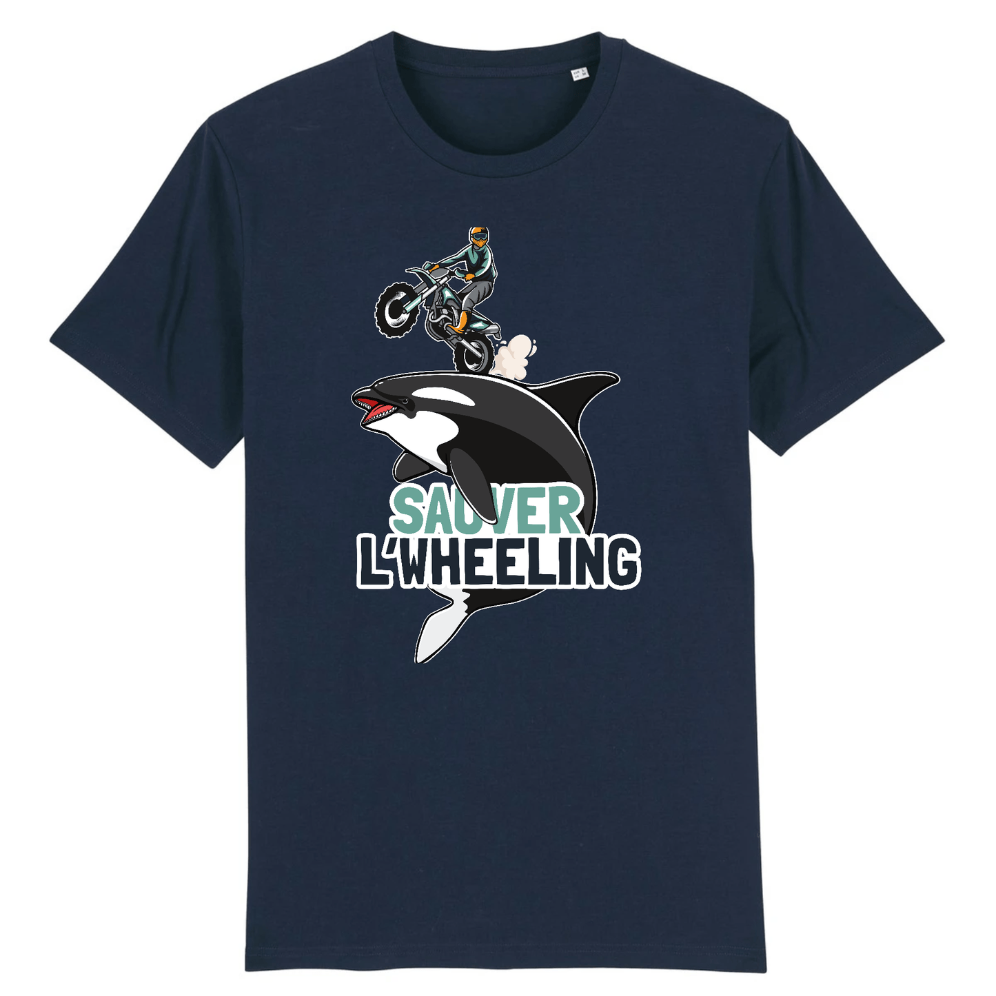 T-shirt Sauver l'Wheeling XS / Marine